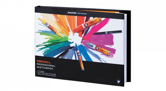 Скетчбук "One4All" Professional Artbook, пейзаж, A5, 205г/м2, 40л