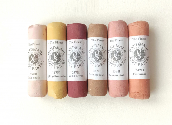 Пастель сухая мягкая круглая ручной работы №247, корица