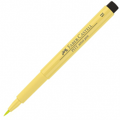 Ручка капиллярная Рitt Pen brush, светло-желтая sela