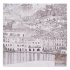 Холст на картоне с эскизом "Сонет", "Замок Мальчезине на озере Гарда", 33х33 см