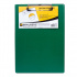 Доска-планшет "NUMBER ONE A4", с верхним прижимом, А4, 22,8х31,8 см, картон/ПВХ, зеленая
