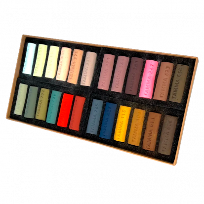 Пастель художественная, 24 цвета "Портрет", картон. упак