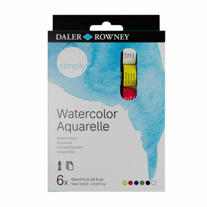 Набор акварельных красок Daler Rowney "Simply", 6*12 мл