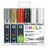 Набор маркеров Molotow "CHALK Marker" Basic-Set 1 6 штук 4-8 мм