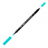 Маркер-кисть двусторонняя "Le Plume II", кисть и ручка 0,5мм, голубые карибы sela25