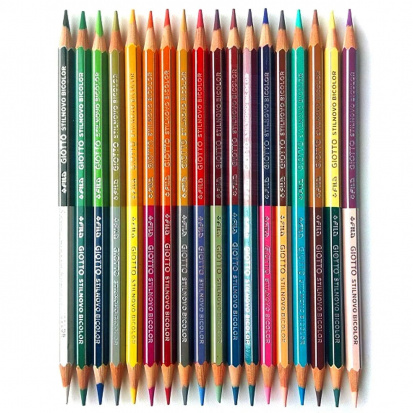 Набор цветных карандашей "Stilnovo Bicolor", 18 шт, 36 цв
