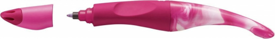 Ручка-роллер "Easyoriginal Marbled" для правшей цвет корпуса: мраморный розовый, чернила синие