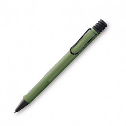 Ручка шариковая 241 "Safari Lamy Origin", Оливковый (Savannah Green), M16Ч, черный стержень