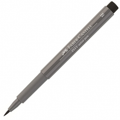 Ручка капиллярная Рitt Pen brush, холодный серый 4 sela25