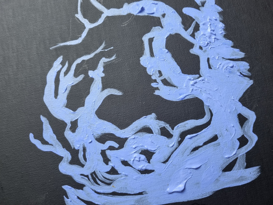 Акриловые краски "Galeria", баночка 500 мл, белый титан