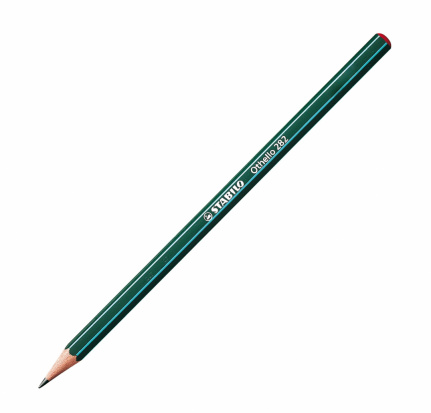 Чернографитовый карандаш "Othello", цвет корпуса зеленый, B