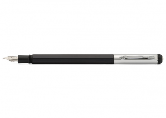 Перьевая ручка "Elegance", черная, F 0,7 мм