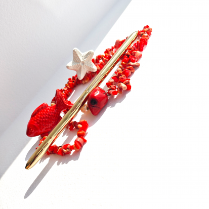 Кисть художественная "Классика", им. колонка, двухстороняя  круглая, №3 и №6, складная ручка