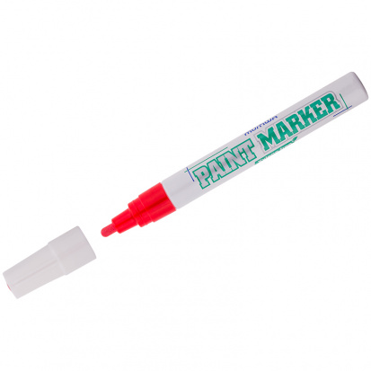 Маркер-краска "Xylene free" красная, 4мм, без ксилола Маркер-краска "Xylene free" красная, 4мм, без ксилола