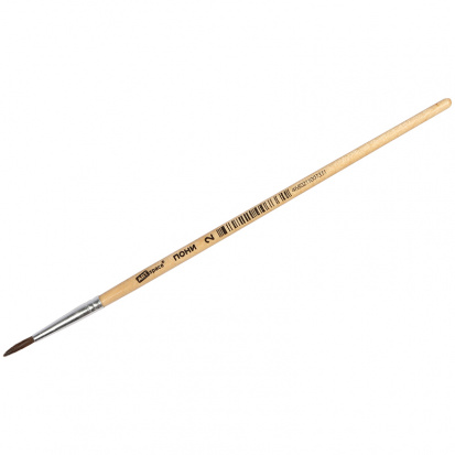 Кисть пони, круглая №02 sela25