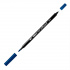 Маркер-кисть двусторонняя "Le Plume II", кисть и ручка 0,5мм, прусский голубой