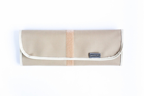 Скрутка для хранения кистей, 34х48 см, бежевая 