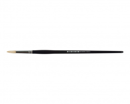 Кисть для масла VanGogh 261 щетина круглая, ручка длинная №8 Кисть для масла VanGogh 261 щетина круглая, ручка длинная №8