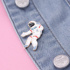Значок "Cosmonaut", white