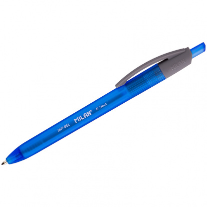 Ручка шариковая автоматическая "Dry-gel" синяя, 0,7мм