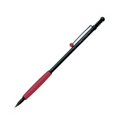 Механический карандаш "Zoom 707", корпус черно-красный, ширина 0,5 мм