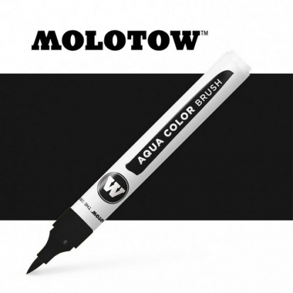 Маркер-кисть "Aqua Color brush", черный Маркер-кисть "Aqua Color brush", черный
