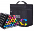 Набор маркеров для скетчинга Deli E70806-40 двойной пиш. наконечник 40цв. текстильная сумка