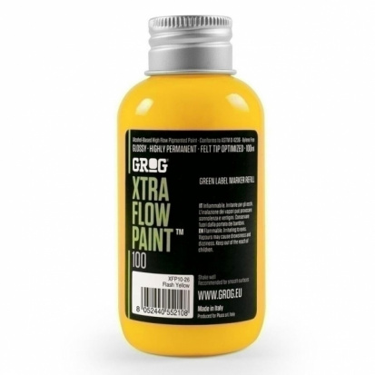 Заправка спиртовая "Grog Xtra Flow paint", зеленые лазерные, Laser Green