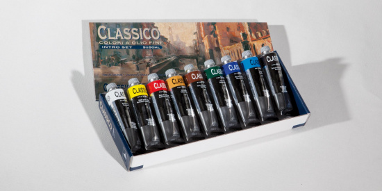 Набор масляных красок "Classico" 9цв по 60мл