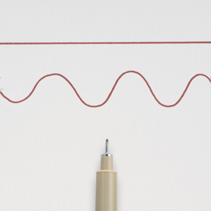 Ручка капиллярная "Pigma Micron" 0.45мм, Бургундский Ручка капиллярная "Pigma Micron" 0.45мм, Бургундский