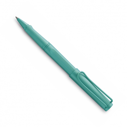 Чернильный роллер Лами 321 "Safari Candy", Аквамарин, M63, черный стержень