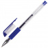 Ручка гелевая "Number One", узел 0,5мм, линия 0,35мм, резиновый упор, синяя