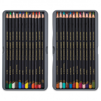Набор цветных карандашей "Chromaflow", 24цв в металле