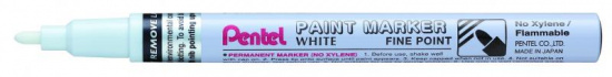 Маркер перманентный Paint (пулеобразный наконечник), белый 2,9 мм