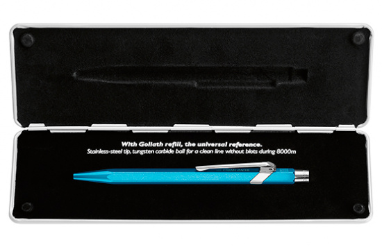 Шариковая ручка "Metal-X Line", бирюз.корп, металляр