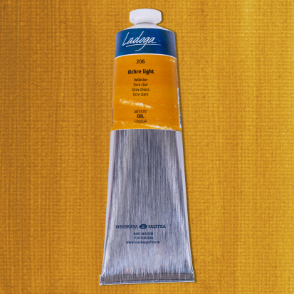 Охра светлая масло Ладога 120мл