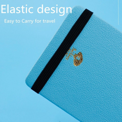 Скетчбук для акварели розовый с резинкой, 300 г/м2, А5 (134х192мм), 100% хлопка мелкозернистая, 20л