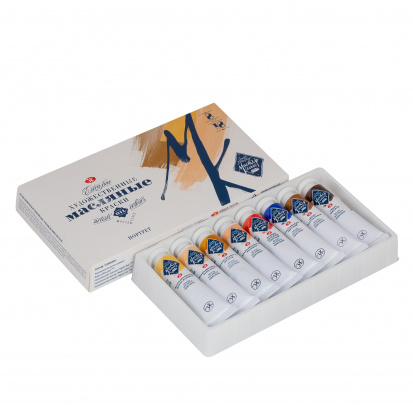 Набор масло "Мастер-класс", 8x18 мл, Портрет Набор масло "Мастер-класс", 8x18 мл, Портрет