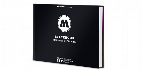 Скетчбук "Blackbook", A5, пейзаж, 90г/м2, 68л
