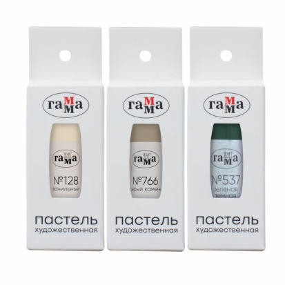 Набор из 3-х оттенков художественной пастели Гамма, палитра №7 Набор из 3-х оттенков художественной пастели Гамма, палитра №7