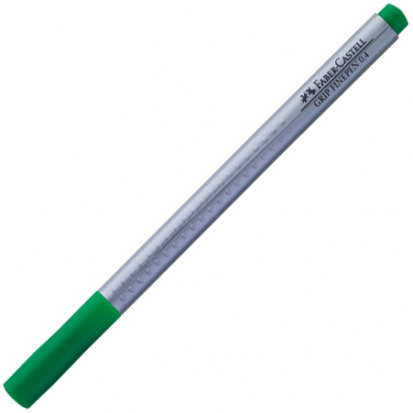 Ручка капиллярная "Grip" перманентный оливковый зеленый 0.4мм sela25