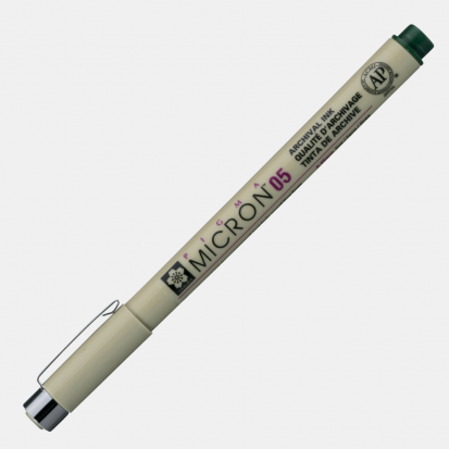 Ручка капиллярная "Pigma Micron" 0.45мм, Хаки