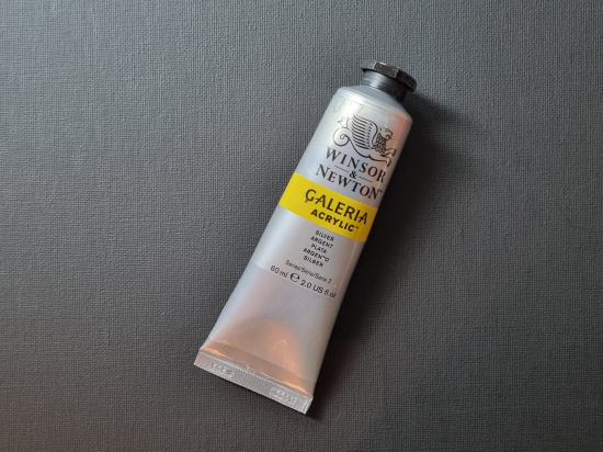 Акрил "Galeria" серебряный 60мл