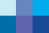 Набор художественных маркеров "Pro", 6 цветов, синие оттенки