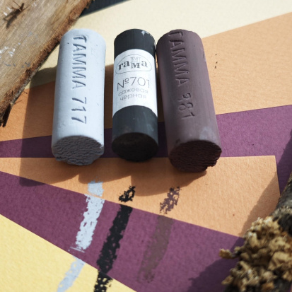 Набор из 3-х оттенков художественной пастели Гамма, палитра №12 Набор из 3-х оттенков художественной пастели Гамма, палитра №12