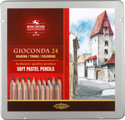 Набор пастельных карандашей "Gioconda", 24 цв.