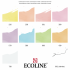 Набор акварельный маркеров "Ecoline", 10шт пастельные цвета sela
