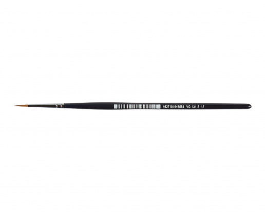 Кисть для акварели VanGogh 131 колонок круглая,  ручка короткая №1,7