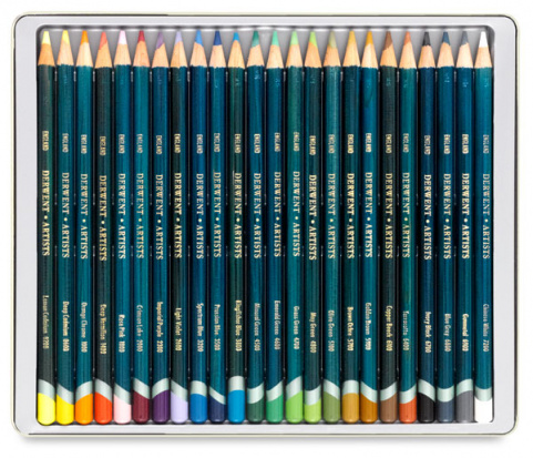 Набор цветных карандашей "Artists" 24 цв. в металле
