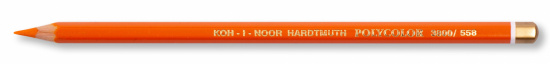 Цветной карандаш "Polycolor", №558, оранжевый настоящий